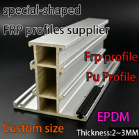 Fournisseur de fenêtres en PU, profils de pultrusion FRP sur mesure, sections structurelles en fibre de verre