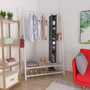<b>Hook</b> Hanging 10 Compartment <b>Shoe</b> Storage Bag Closet Closet Organizer Foldable Fabric Storage Bag - Product Image 6