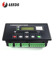 Contrôleur de moteur diesel triphasé en plastique noir LEEDS 5220 avec écran LCD, panneau de commande de démarrage/arrêt automatique, pièces d'alternateur pour groupe électrogène 35A
