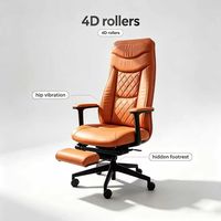 Fauteuil de massage électrique de luxe pour bureau, avec commande vocale, haute qualité, vente chaude