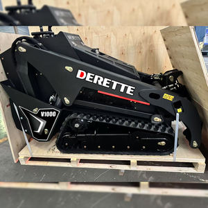 Mini diesel selip Steer Derette pabrik Cina baru V1000 Crawler Skid <span class=keywords><strong>Loader</strong></span> miniatur <span class=keywords><strong>Front</strong></span> End <span class=keywords><strong>Loader</strong></span> murah untuk dijual - Product Image 2