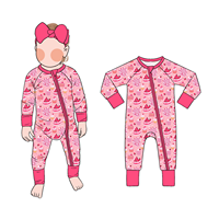 Combinaison pour bébé personnalisée Little Glow Kid avec fermeture éclair YKK, combinaison respirante en bambou de bonne qualité, combinaison pour nouveau-né, combinaison pour enfants