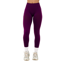 Legging Seamless V-Back Scrunch CIYING dengan Logo Custom, Pinggang Tinggi, Mengangkat Bokong, Celana Yoga, Kontrol Perut, Legging Gym untuk Wanita