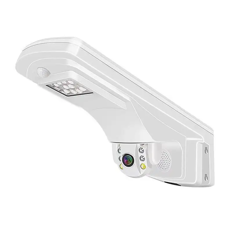 2 en 1 de la calle luz tarjeta sim 4g cámara ip visión nocturna IR de detección de movimiento al aire libre de seguridad Monitor CCTV