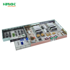 Convenience Store Shelf and <b>Drinks</b> Cooler One-Stop Design Service - Product Image 4