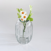 2024 petit vase en verre pour arrangement de fleurs décoratif pièce centrale décoration de table à manger pour la fête de mariage en famille