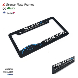 Telaio targa auto in plastica personalizzata con telaio targa auto USA porta targa in <span class=keywords><strong>metallo</strong></span> personalizzato per Australia USA - Product Image 3