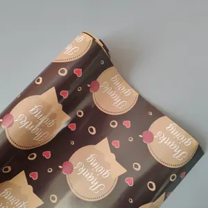 Custom Different Design And Printing Gift Wrapping Paper For Various Themes Packing For Holidays And Parties