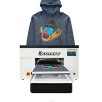 Graphking Factory A3 30cm Tamaño Camiseta Impresión directa en telas de algodón Textil digital DTG Impresora Plotter Machine
