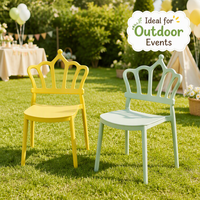 Chaise en plastique moderne pour enfants JIETUO – Vente directe – Idéale pour événements, fêtes d'anniversaire, mariages en extérieur, salles à manger et événements sportifs