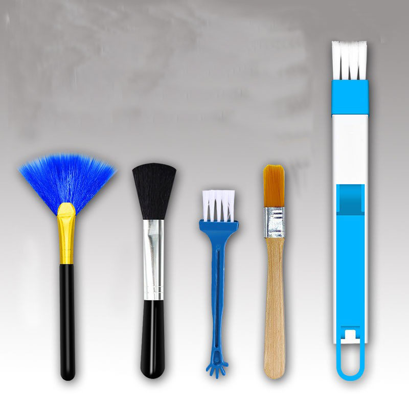 Five-piece cleaning brush set