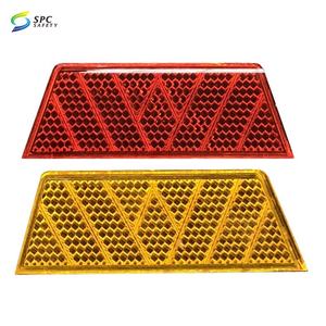 卸売カスタマイズされたすべてのサイズの色高輝度トレーラートラック道路スタッド猫目交通安全道路プラスチック反射板 - Product Image 5