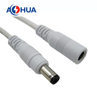 Conector de Cable AOHUA Proveedor Ventas Panel Luz DC Conector M11 2 Pin 5,5*2,1/5,5*2,5mm DC Macho Hembra Enchufe/Jack