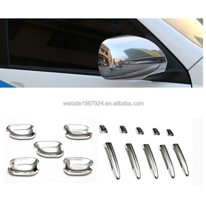 Nueva llegada WSD marca accesorios de coche ABS cromado Kit de carrocería de coche cubierta embellecedora Exterior cromado Kit para <span class=keywords><strong>Toyota</strong></span> PRADO <span class=keywords><strong>FJ</strong></span> 120 2003-2007 - Product Image 3