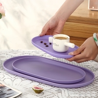 Groothandel Ovale Wegwerp PP Multifunctionele Enkelvoudige Opbergbak voor Sieraden Fruit Schalen Keuken Badkamer Logo Beschikbaar