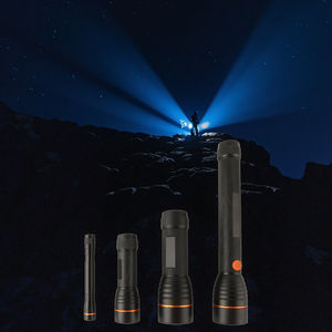 फोकस ज़ूम सुविधा के साथ उच्च शक्ति एल्यूमीनियम ज़ोओमेबल फ्लैशलाइट मल्टी-आकार सूखी बैटरी टॉर्च - Product Image 6