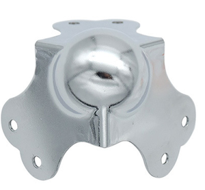 HM4907 kotak bungkus sudut kanan logam, bagian selubung penerbangan perlindungan sudut sudut <span class=keywords><strong>aluminium</strong></span> kotak perangkat keras koper Jalan - Product Image 1