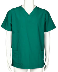 Mode ajusté infirmière médecin extensible hôpital clinique dentiste noir antibactérien anti-statique gommage hauts <span class=keywords><strong>blouse</strong></span> - Product Image 6