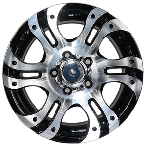 ล้อแม็กซ์ HAMMAL ขนาด 14x6.0 นิ้ว ขอบลึก 40 มม. PCD 4x114.3/5x114.3/6x139.7 CB 83.6-110 สีดำหน้าเจียร สำหรับรถยนต์นั่งส่วนบุคคลใหม่ - Product Image 4
