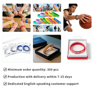 Bracelets en PVC gaufré personnalisés, bracelets souples en caoutchouc pour événements et festivals, bracelets promotionnels OEM pour grandes marques vérifiables - Product Image 6