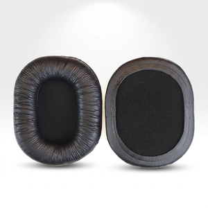 Coussinets d'oreille en cuir froissé effet peau de grenouille pour Sony MDR-7506 MDR-V6 MDR-CD900ST, coussinets de remplacement à texture originale - Product Image 6