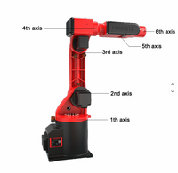 Robot industriel 6 axes BORUNTE BRTIRUS0805A - Moteur PLC IP54 - Précision 0,05 mm - Tournage CNC - Chargement et déchargement automatiques de pièces métalliques
