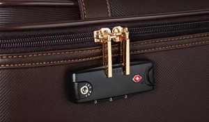 360 Degree 28 Inch Soft Genuine Real Leather Carry <strong>on</strong> Luggage <strong>Laptop</strong> Bag Travel Set Luggage <strong>Case</strong> With TSA Lock - Product Image 4