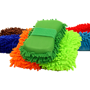 Éponge de lavage de voiture personnalisée, bloc Autocamp, absorbante, réutilisable, douce, respirante, motif en morceaux, gants d'éponge de nettoyage de voiture, beauté automobile - Product Image 6
