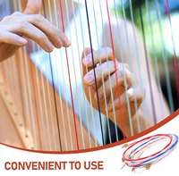Factory Direct Oem Wholesale 15pcs String Harp Strings Suite Carbon Riel Lyre Replacement Strings Instrument