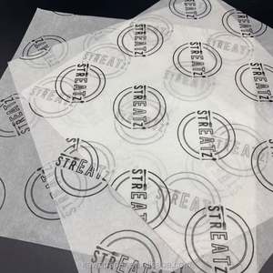 Custom Logo Printed Greaseproof <b>Tissue</b> <b>Paper</b> Food Grade Oil Proof Wrapping <b>Paper</b> Sheets for Restaurant Packaging Wholesale - Product Image 3