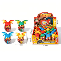 Nouveautés 2026 : Ensemble de figurines dragon œuf surprise, jouets capsule pour enfants, figurines d'animaux, œuf mystère, cadeau pour enfants