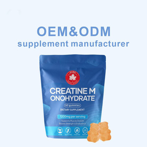 Gomitas de Monohidrato de Creatina para el Crecimiento Muscular en Adultos - Certificación Halal, 2g por Dosis, Botella de 60 Unidades, Suplementos al por Mayor de Marca Privada - Product Image 5