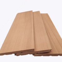 Panneaux muraux décoratifs en cèdre rouge en gros, panneaux de plafond, panneaux muraux extérieurs en bois de cèdre rouge