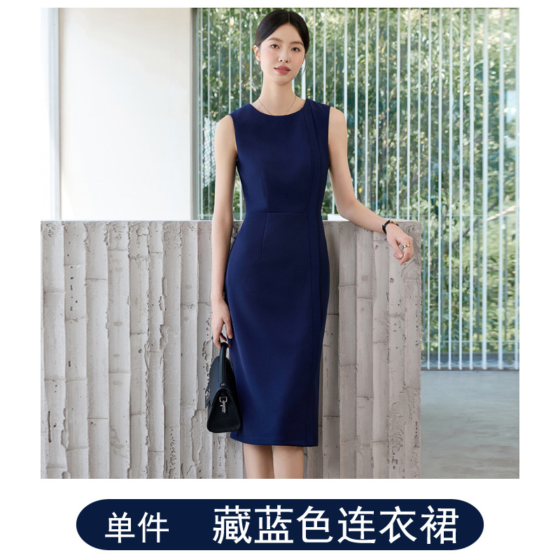 blue dress