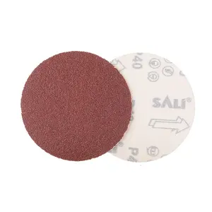 SALI-Discos de lijado en húmedo y seco, juego de lijas redondas de 115mm, material de piedra metálica para coche y madera pulida, 50 piezas