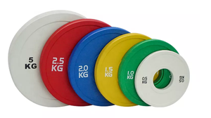 Équipement de gymnastique disques d'haltères/plaque plaques de poids en <span class=keywords><strong>fonte</strong></span> de couleur - Product Image 2