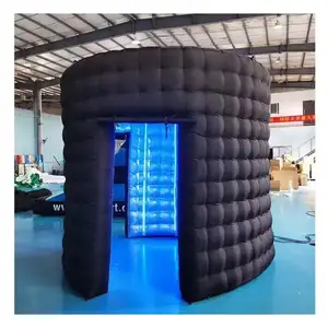 Gian Hàng ảnh gói 360 nền phần xoắn ốc Inflatable 360 ảnh gian hàng bao vây Backdrop