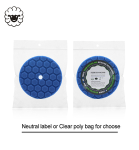 Blaues Sechseckiges Polierpad in Drei Größen <span class=keywords><strong>3</strong></span>''/5''/6'' Zoll, Schwamm-Polierpads für die Karosseriepolitur und Autoaufbereitung - Product Image 6