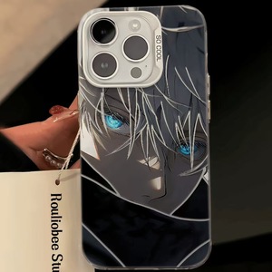 À la mode <span class=keywords><strong>Anime</strong></span> Boy Couleur Argent Téléphone étui pour <span class=keywords><strong>iphone</strong></span> 16 Plus 15 Pro Max 14 13 12 <span class=keywords><strong>11</strong></span> IMD Shell Funda Mobile Couverture Arrière - Product Image 4