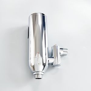 วาล์วชักโครกทองเหลืองติดผนังแบบไม่ต้องสัมผัสเซ็นเซอร์อัตโนมัติแบบฟลัชอมิเตอร์ชนิดประหยัดน้ำสำหรับใช้ในห้องน้ำ - Product Image 4