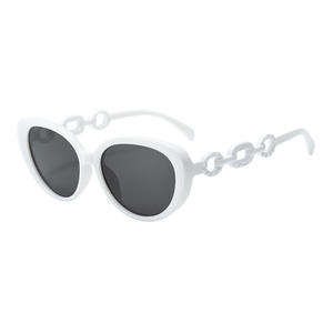 YX77111 Logo personnalisé lunettes de soleil yeux de chat pour femmes hommes mode navettage voyage nouveau Vintage plastique conception <span class=keywords><strong>futuriste</strong></span> lunettes de soleil - Product Image 5