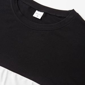 Trend Colors Mens Color Block <b>Patchwork</b> Basic Vintage Print Heavyweight Relaxed Fit T-<b>Shirt</b> - Product Image 5