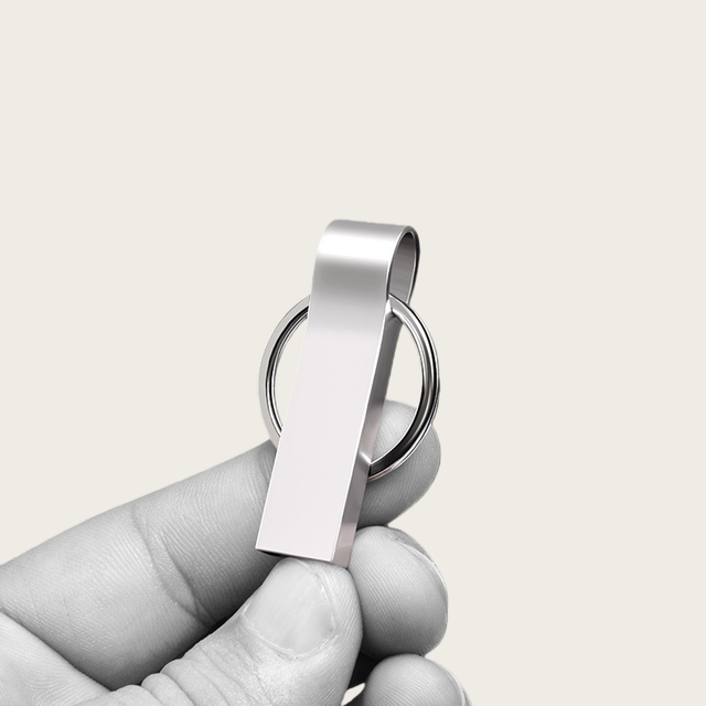 China Factory Cost Price Key Chain 4GB 8GB 16GB 32GB 64GB Custom USB 2.0 Flash Memory Disk Popular Metal Mini USB Flash Drive
