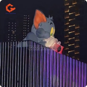 Iluminación LED inflable Tom Cat mascota de dibujos animados personaje de <span class=keywords><strong>película</strong></span> inflable gigante para decoración exterior - Product Image 4