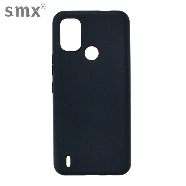 2023 New Model Factory Wholesale Black Matte TPU Back Cover Frosted Silicone Mobile Phone Case for Nokia C21 Plus Phone Case