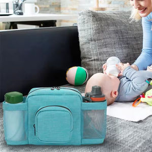 Vente en gros Sac de taille pour biberon Sac de ceinture d'allaitement multi-poches Portable Organisateur de stockage d'alimentation pour nourrisson Voyage Maman Sac banane - Product Image 6