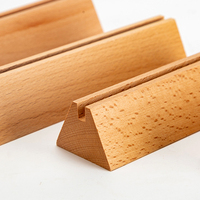 Carte d'artisanat en hêtre pour la décoration de la maison cadeau créatif artisanat en bois d'Europe carte en bois gravure artisanat Base de carte en bois