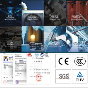 DC 24V 190 mét 0 ~ 10V PWM điều khiển tốc độ cao tiếng ồn thấp lạc hậu quạt ly tâm cho cuộn dây Quạt đơn vị - Product Image 5