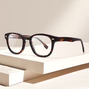 Montures de lunettes ovales en acétate F2202 pour femmes, monture intégrale, verres anti-UV, fabriquées à Wenzhou - Product Image 2