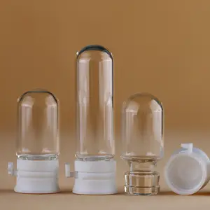 1,5 ml Mini-Glas fläschchen mit ätherischen Ölen und weißem Deckel 2ml 3ml 5ml Proben flaschen für kosmetisches Serum